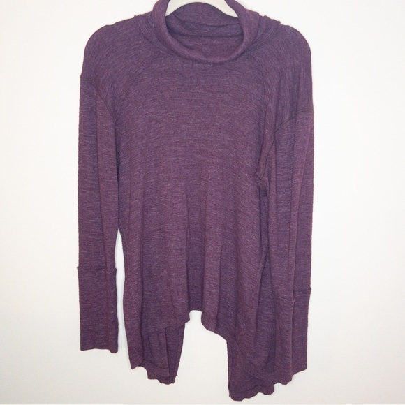 We The Free Free People Split Back Cowl Neck Knit Blouse - Picture 2 of 9